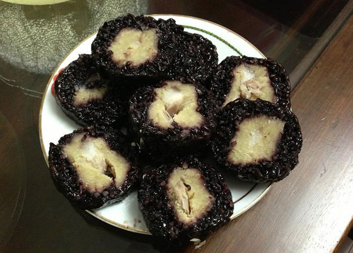Bánh chưng đen Mường Lò Yên Bái