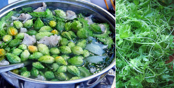 Lẩu lá khổ qua rừng Đồng Nai