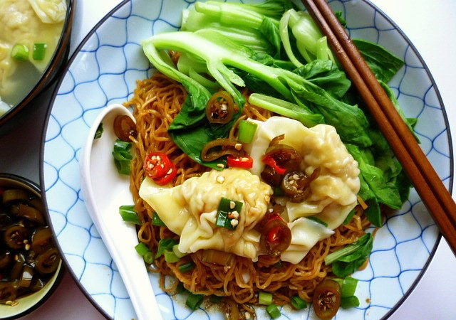 Mỳ hoành thánh Malaysia (Wonton Mee)