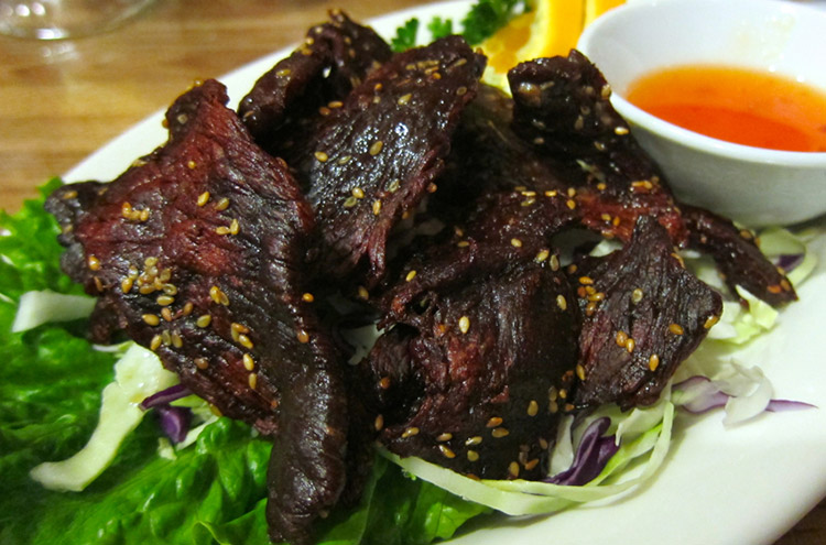 Sien Savanh Lào (bò khô)