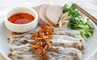 Bánh cuốn chả Hải Phòng