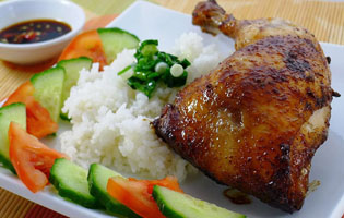 Cơm gà nướng