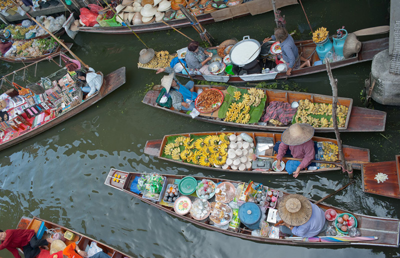 Chợ nổi Taling Chan - Thái Lan