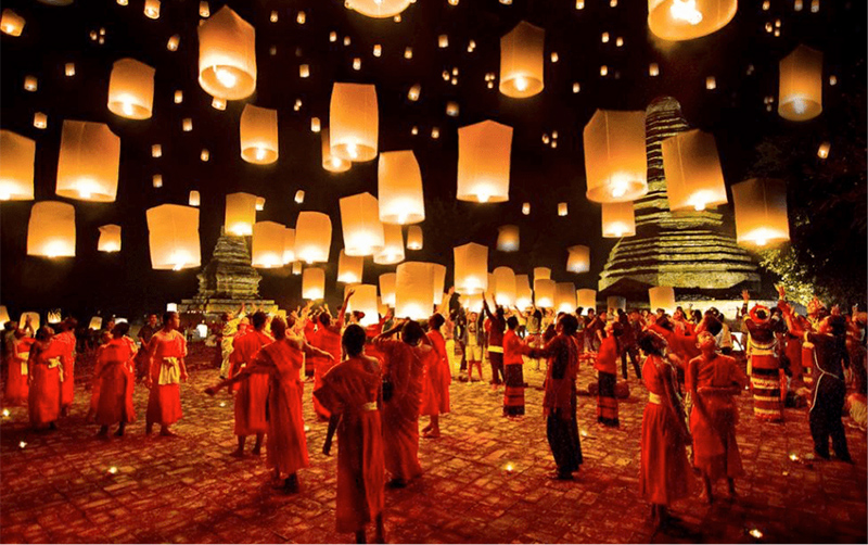 Lễ hội Loy Krathong, Thái Lan