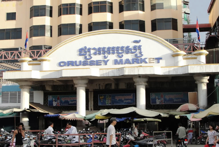 Chợ Orussey Phnom Penh Campuchia