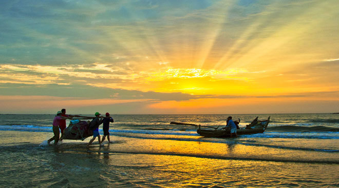 Ngắm mặt trời Côn Đảo