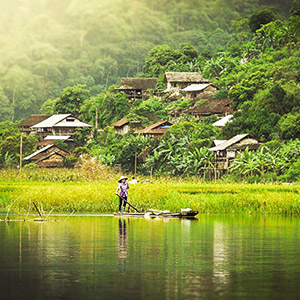 Bản Pác Ngòi Hồ Ba Bể