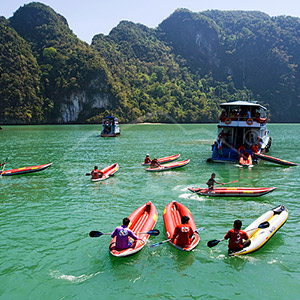 Chèo thuyền kayak