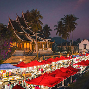 Chợ đêm Luang Prabang