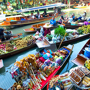 Chợ nổi Damnoen Saduak Bangkok