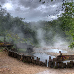 Suối nước nóng Kanchanaburi