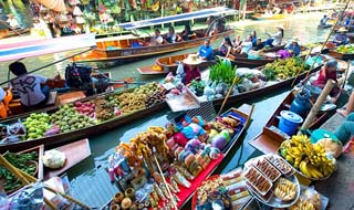 Chợ nổi Damnoen Saduak Bangkok