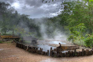 Suối nước nóng Kanchanaburi